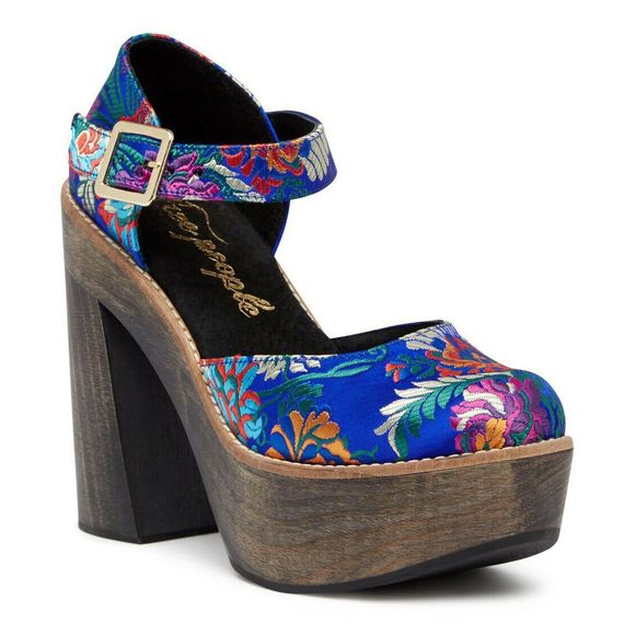 Free People Shoes - Free People Starlet Wood Platform Heels Mary Jane